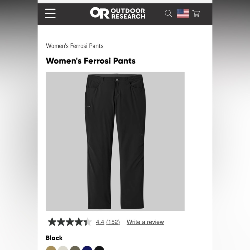 Outdoor Research Ferrosi Pant - LONG INSEAM